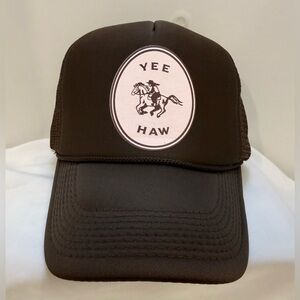 NWT Yee Haw Trucker Hat Brown